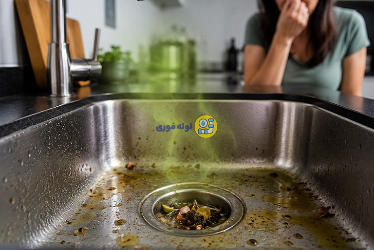 چربی و باقی مانده غذا علت بوی بد سینک ظرفشویی