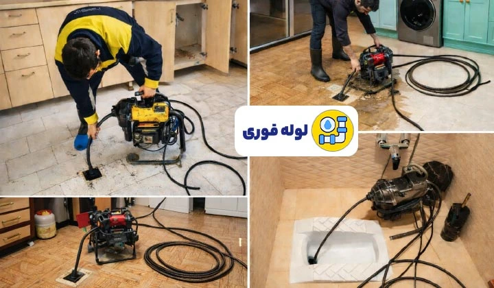 لوله بازکنی تهران با دستگاه حرفه ای توسط لوله فوری